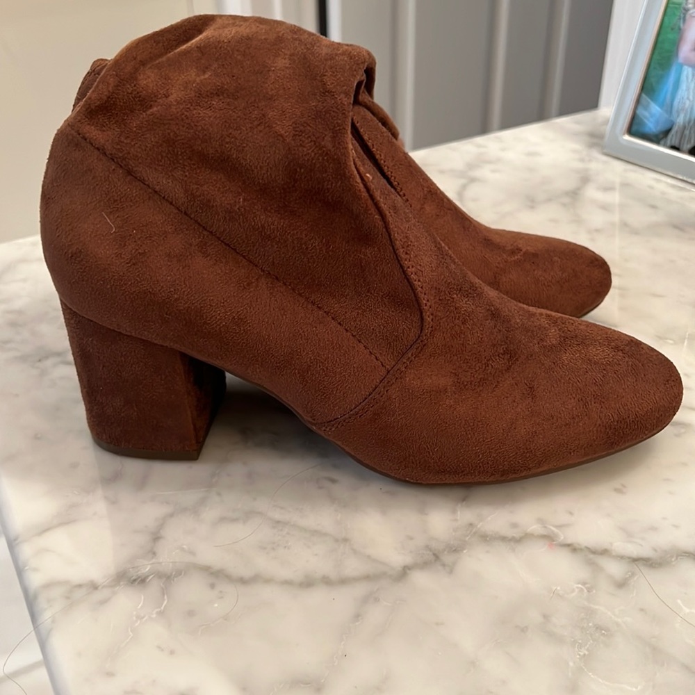Brown over the knee boots